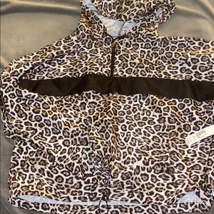Cheetah Print Windbreaker